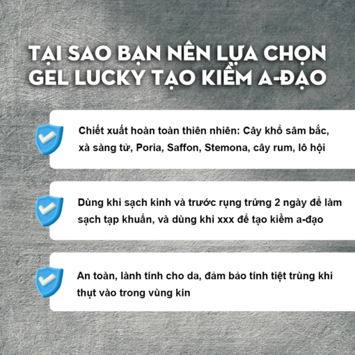 Inner Gel Lucky Baby Giúp Tạo Kiềm Âm Đạo, Làm Sạch Tạp Khuẩn - Tạo Mùi Thơm Tự Nhiên - Ảnh 2