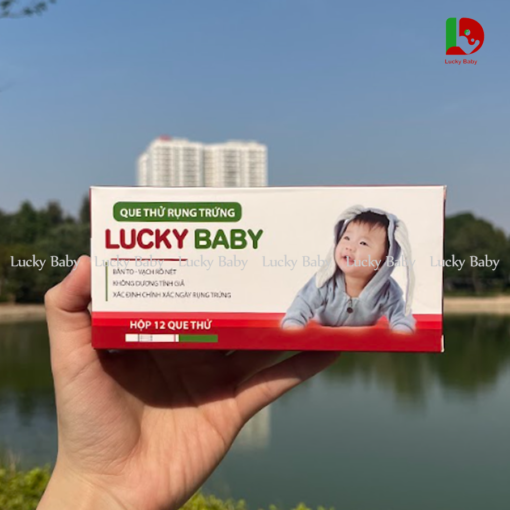 Que Thử Rụng Trứng Lucky Baby (Hộp 12 Que Thử) - Bản To, Độ Chính Xác Đạt 99,9% - Ảnh 3