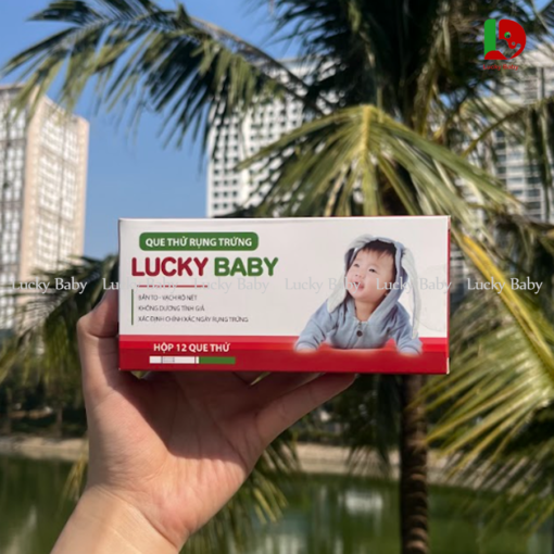 Que Thử Rụng Trứng Lucky Baby (Hộp 12 Que Thử) - Bản To, Độ Chính Xác Đạt 99,9% - Ảnh 4