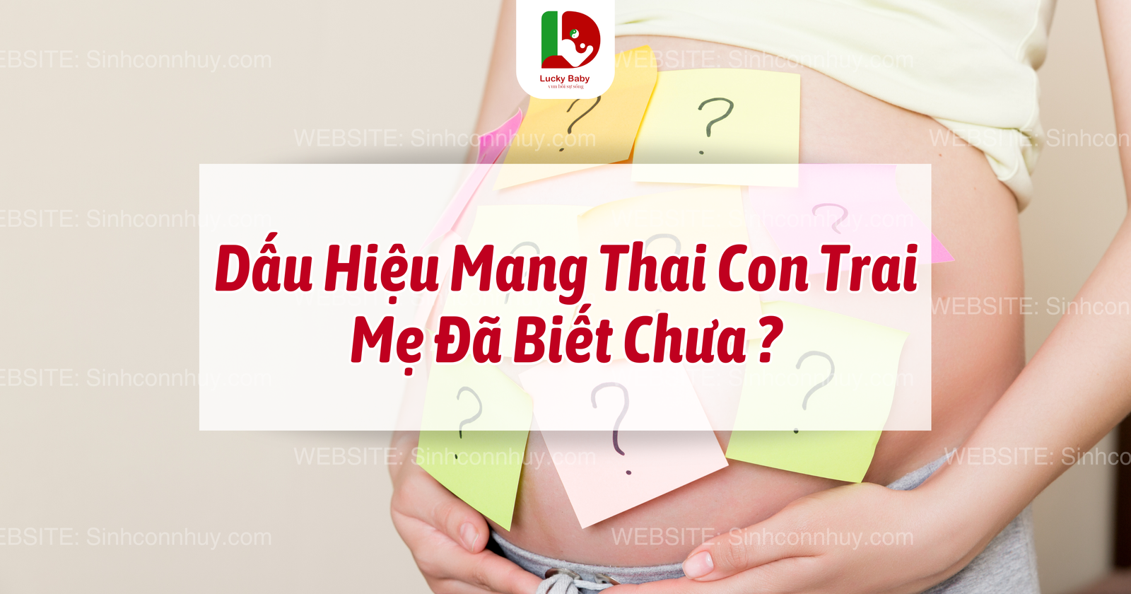 Dấu hiệu mang thai con trai mẹ đã biết chưa