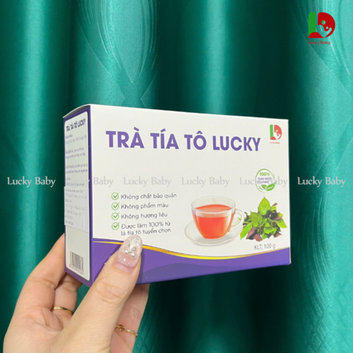 Trà Tía Tô Lucky Baby Kiềm Hóa Cơ Thể - Hỗ Trợ Sinh Con Trai - Ảnh 4