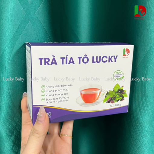 Trà Tía Tô Lucky Baby Kiềm Hóa Cơ Thể - Hỗ Trợ Sinh Con Trai - Ảnh 3