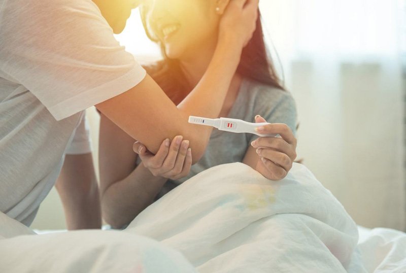 Dấu hiệu sau khi thụ thai thành công và xác nhận bằng que thử thai