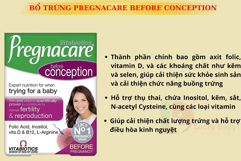 Hướng dẫn sử dụng Pregnacare For Her hiệu quả