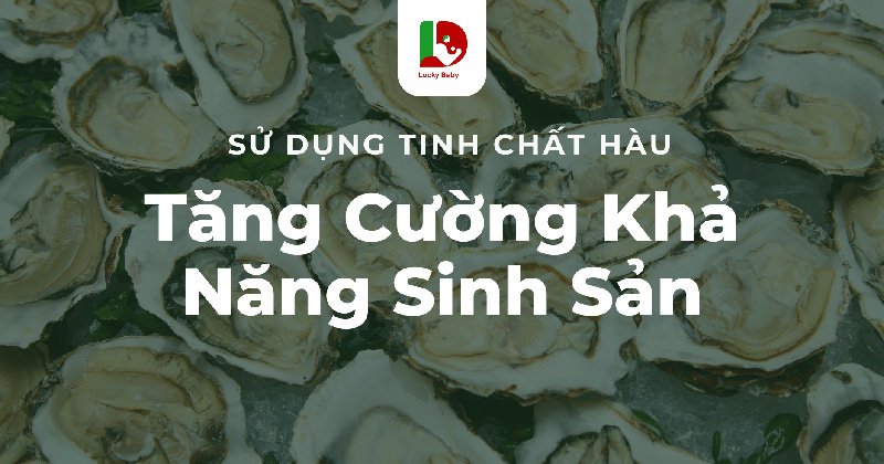Sử Dụng Tinh Chất Hàu Để Tăng Cường Khả Năng Sinh Sản