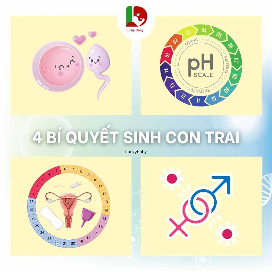 4 bí quyết sinh con trai