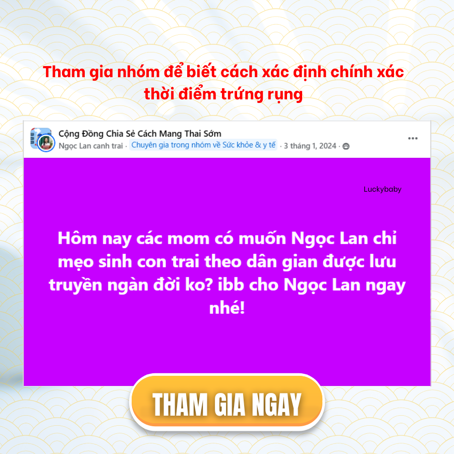 Nhận mẹo sinh con trai
