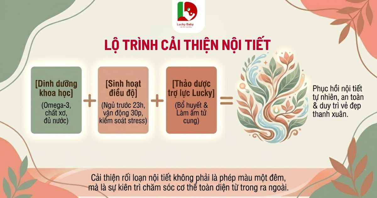 Ảnh minh họa : Lộ trình cải thiện rối loạn nội tiết