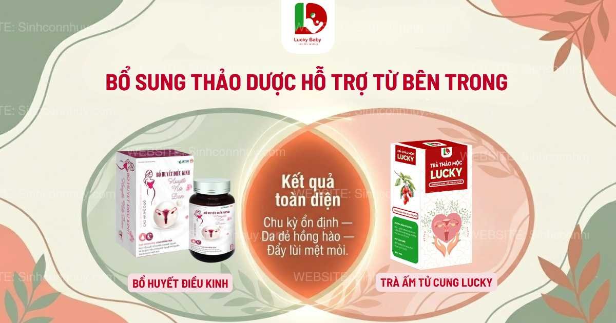 Ảnh minh họa : Bổ sung thảo dược hỗ trợ từ bên trong