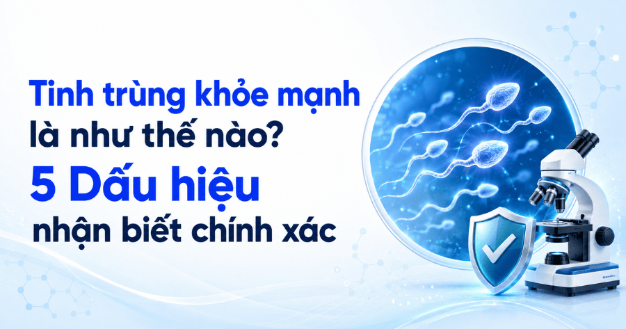 Tinh trùng khỏe mạnh là như thế nào? 5 Dấu hiệu nhận biết chính xác