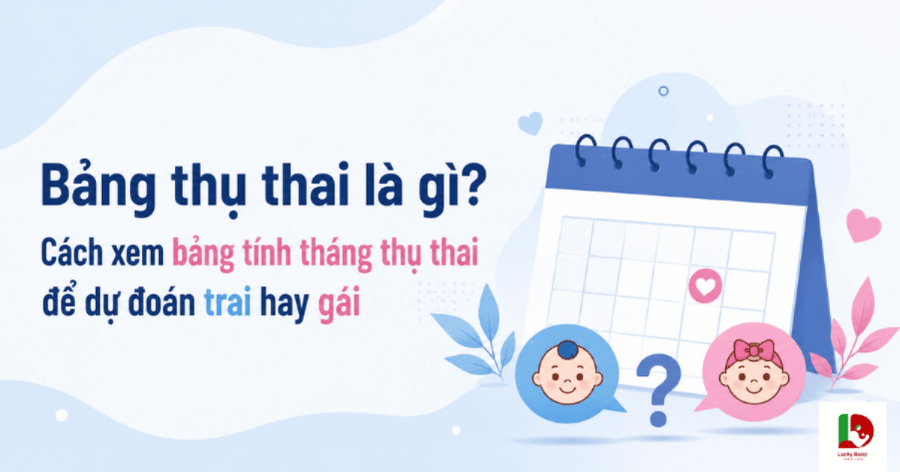 Bảng thụ thai là gì Cách xem bảng tính tháng thụ thai để dự đoán trai hay gái