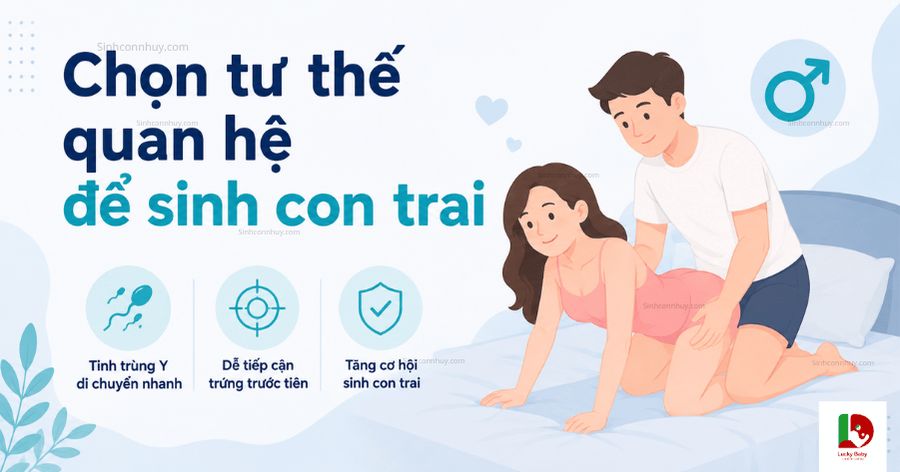 Chọn tư thế quan hệ để sinh con trai