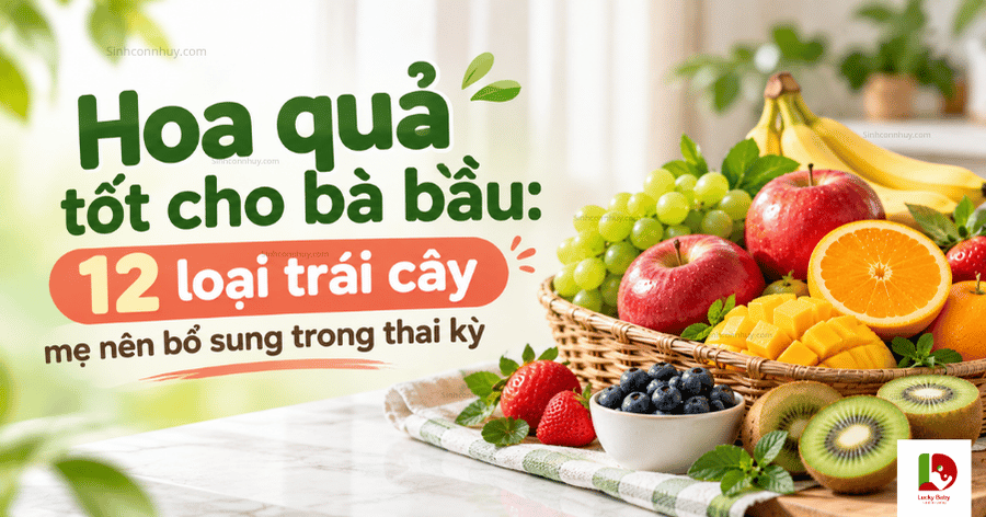 Hoa quả tốt cho bà bầu: 12 loại trái cây mẹ nên bổ sung trong thai kỳ
